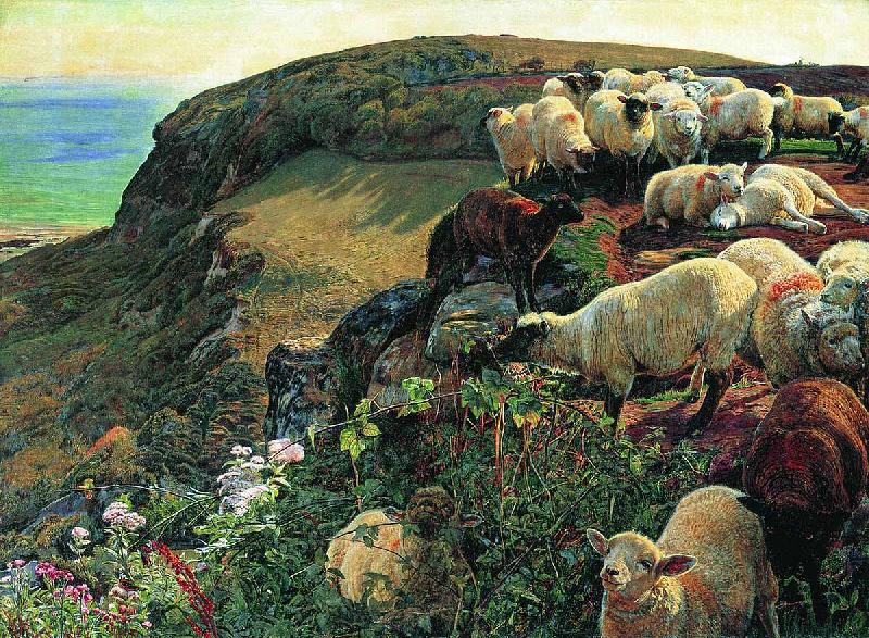 William Holman Hunt Unsere englische Kuste oil painting picture